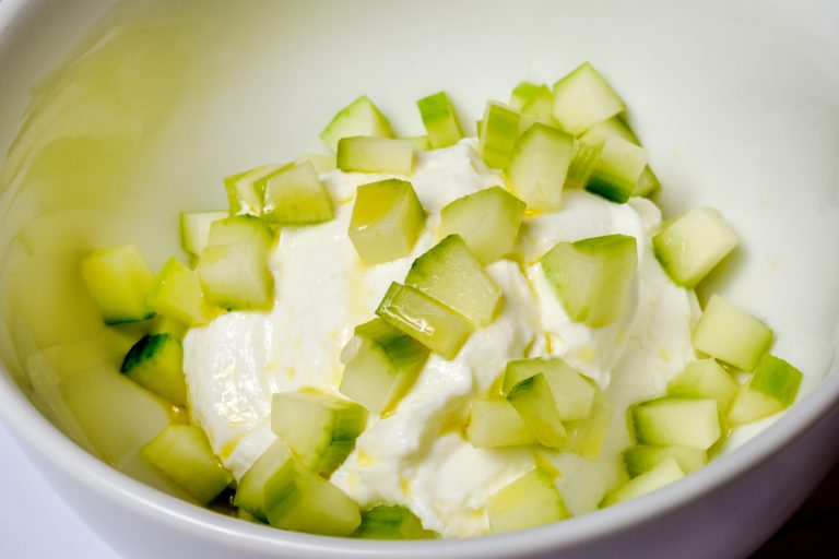 Cucumber Olive Oil Sea Salt Yogurt Med Instead of Meds