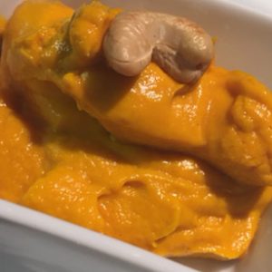 Ginger Curry Mashed Carrots