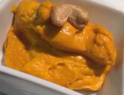Ginger Curry Mashed Carrots
