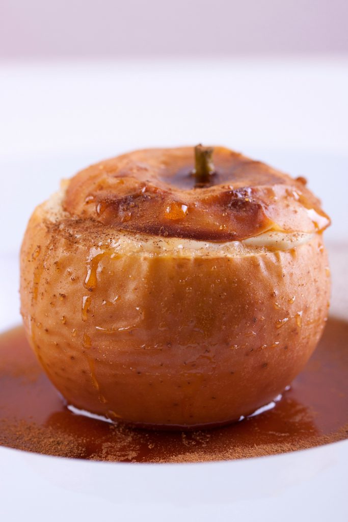 Microwave Baked Apples - Med Instead of Meds