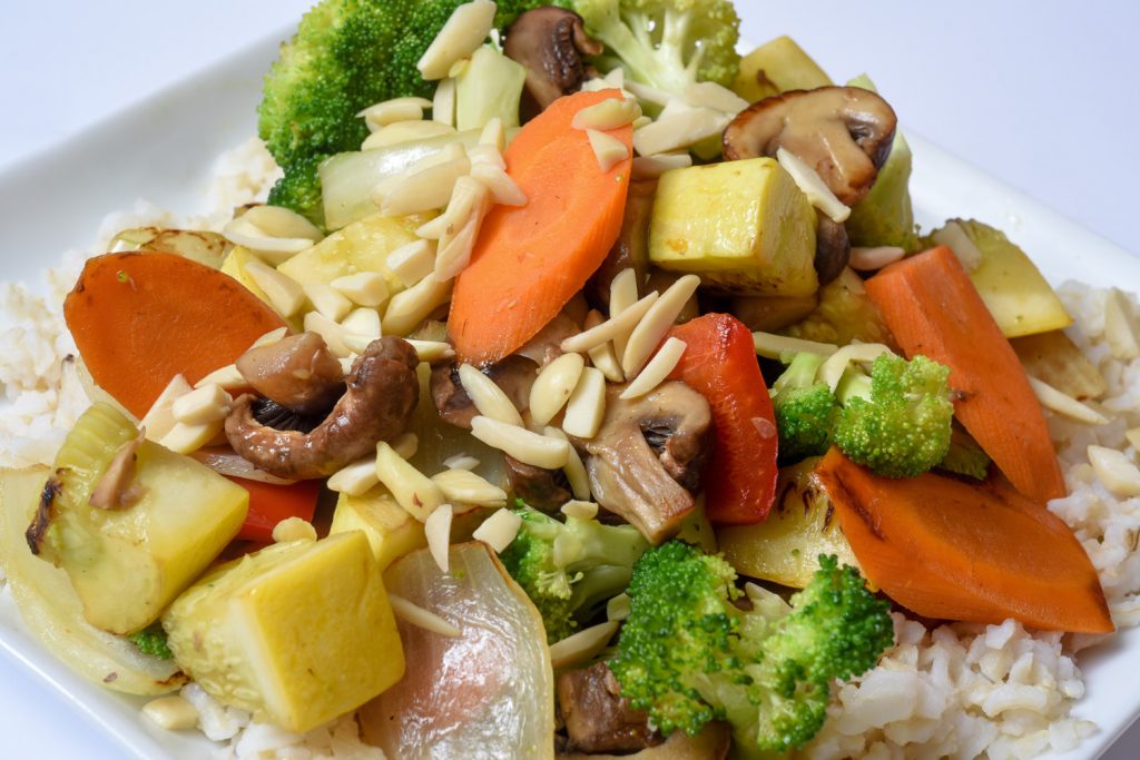 Simple Stir Fry with Nuts