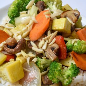 Simple Stir Fry with Nuts