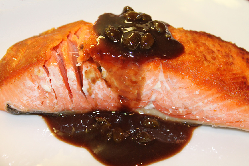 Honey Balsamic Glazed Salmon Med Instead Of Meds