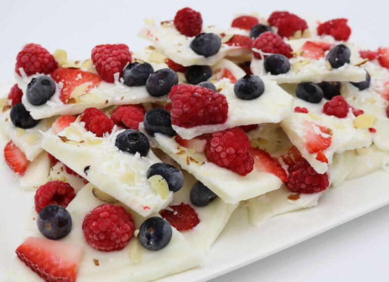 Yogurt Bark with Berries Med Instead of Meds